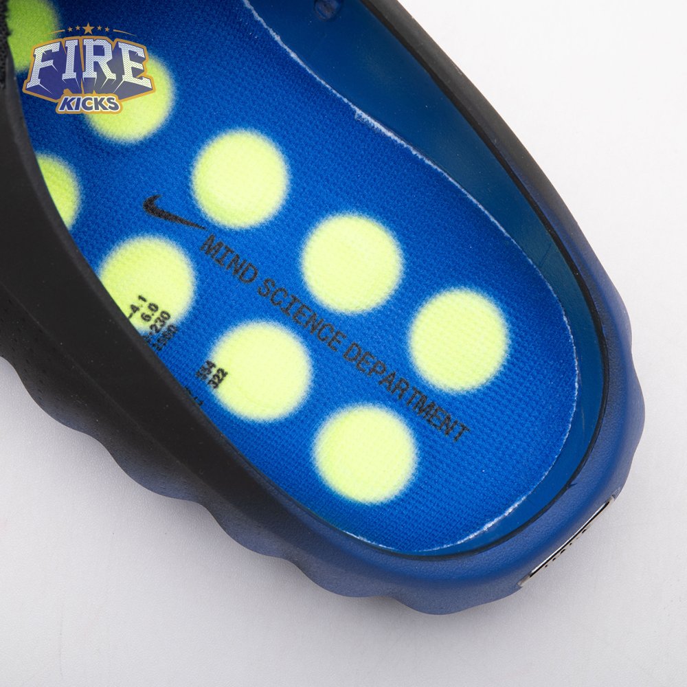 Nike Mind 001 Flyknit Slide Hyper Royal Black IR2175-400 Unisex（Size Up Recommended）