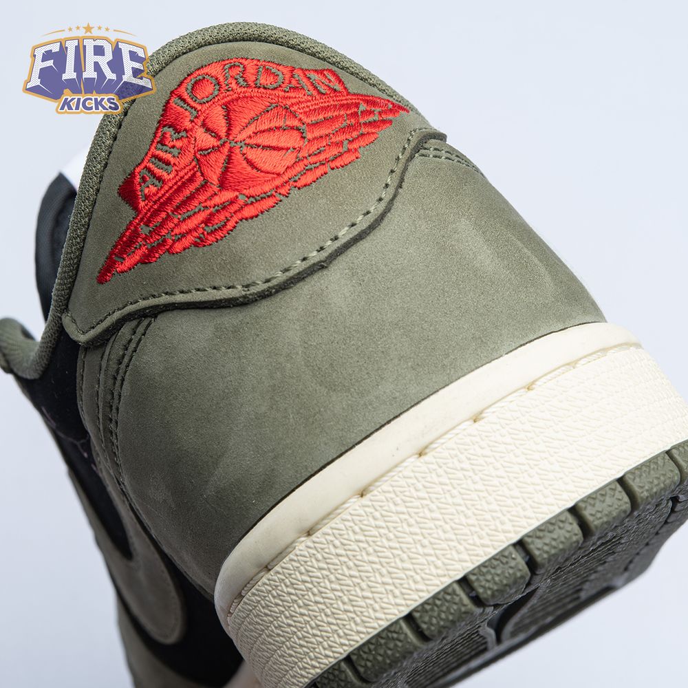 Travis Scott x Air Jordan 1 Low OG Black Olive DM7866-001 Unisex