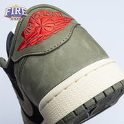 Travis Scott x Air Jordan 1 Low OG Black Olive DM7866-001 Unisex