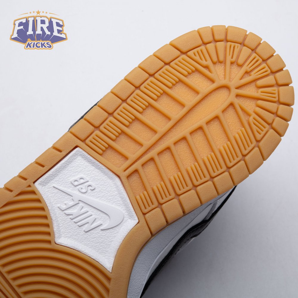 Nike SB Dunk Low Orange Label White Black Unisex