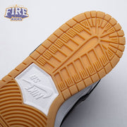 Nike SB Dunk Low Orange Label White Black Unisex