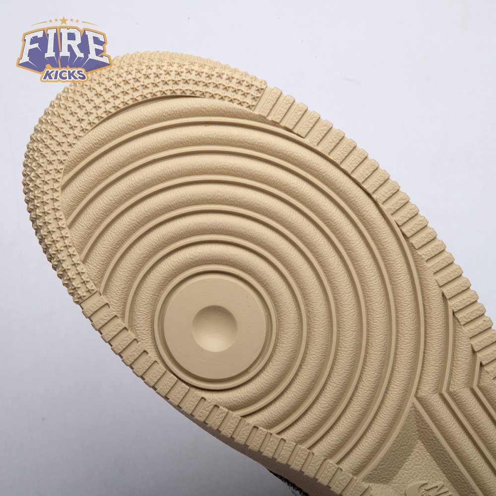 Off-White x Nike Air Force 1 07 Low Metal Gold OW Silver DX1419-900 Unisex