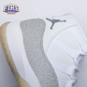 Jordan 11 Retro White Metallic Silver AR0715-100 Unisex