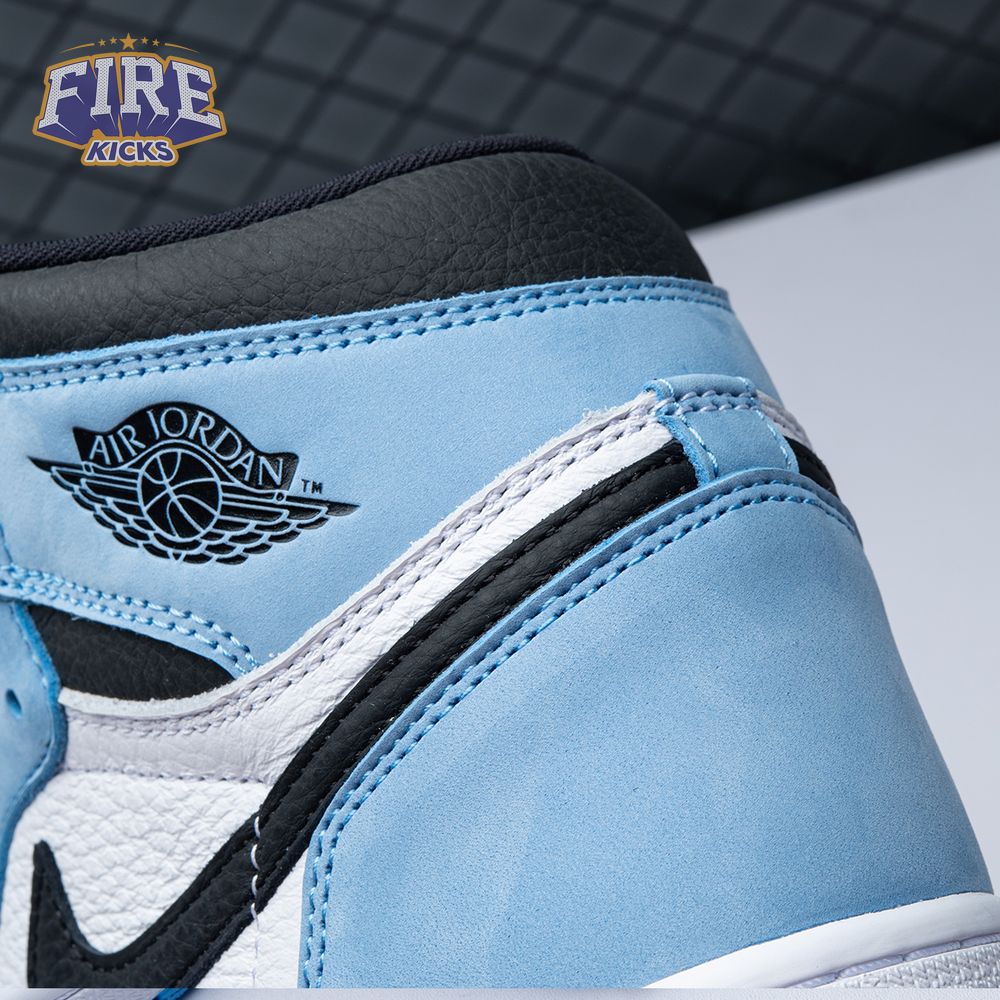 Jordan 1 Retro High White University Blue Black Unisex