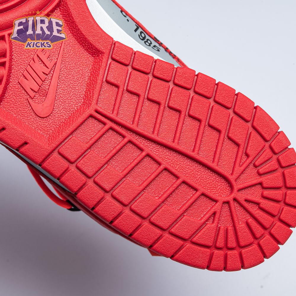 Off-White x Dunk Low 'University Red' Men's