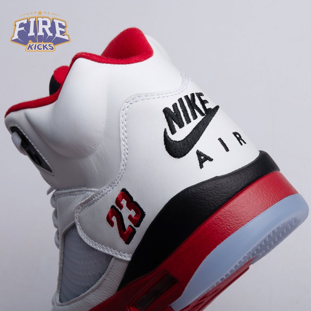 Jordan 5 Retro Fire Red Black Tongue (2025) HQ7978-101 Unisex