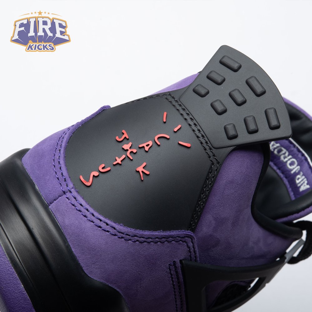Air jordan 4 x Travis Scott Purple Unisex