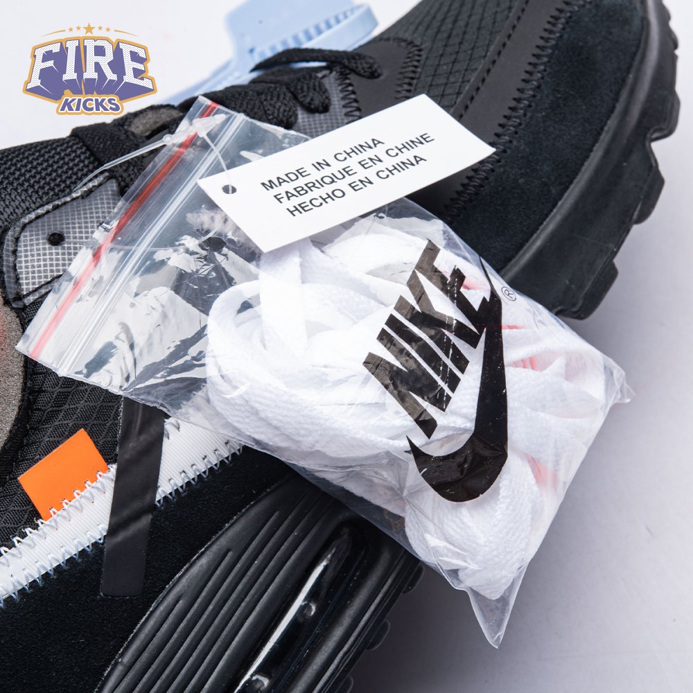 Nike OFF-WHITE x Air Max 90 White Black Men's