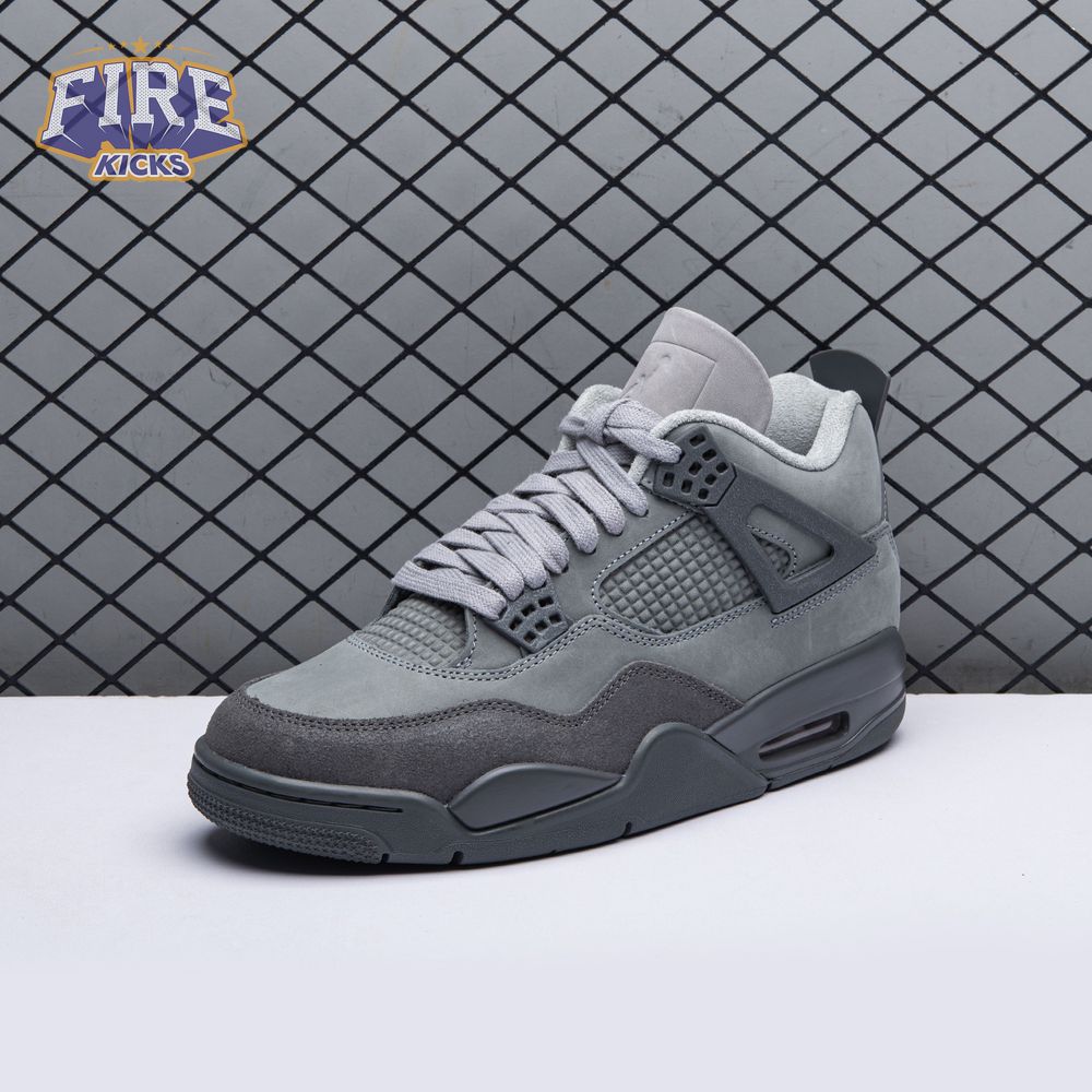 Jordan 4 Retro SE Paris Olympics Wet Cement FQ7928 001 Men's