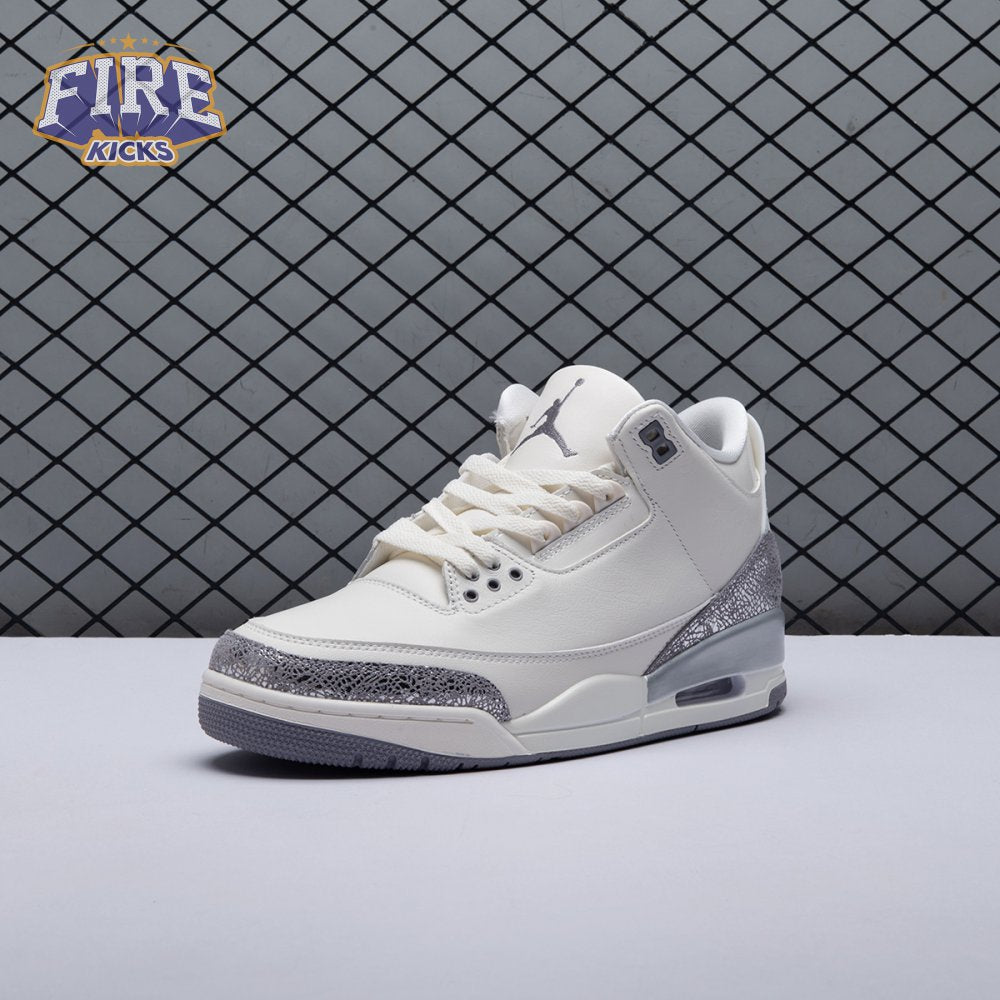 Jordan 3 Retro Sail Cement Grey CK9246-100 Unisex