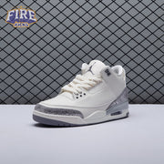 Jordan 3 Retro Sail Cement Grey CK9246-100 Unisex