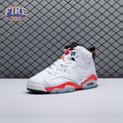 Jordan 6 Retro Infrared White 384664-123 Men's