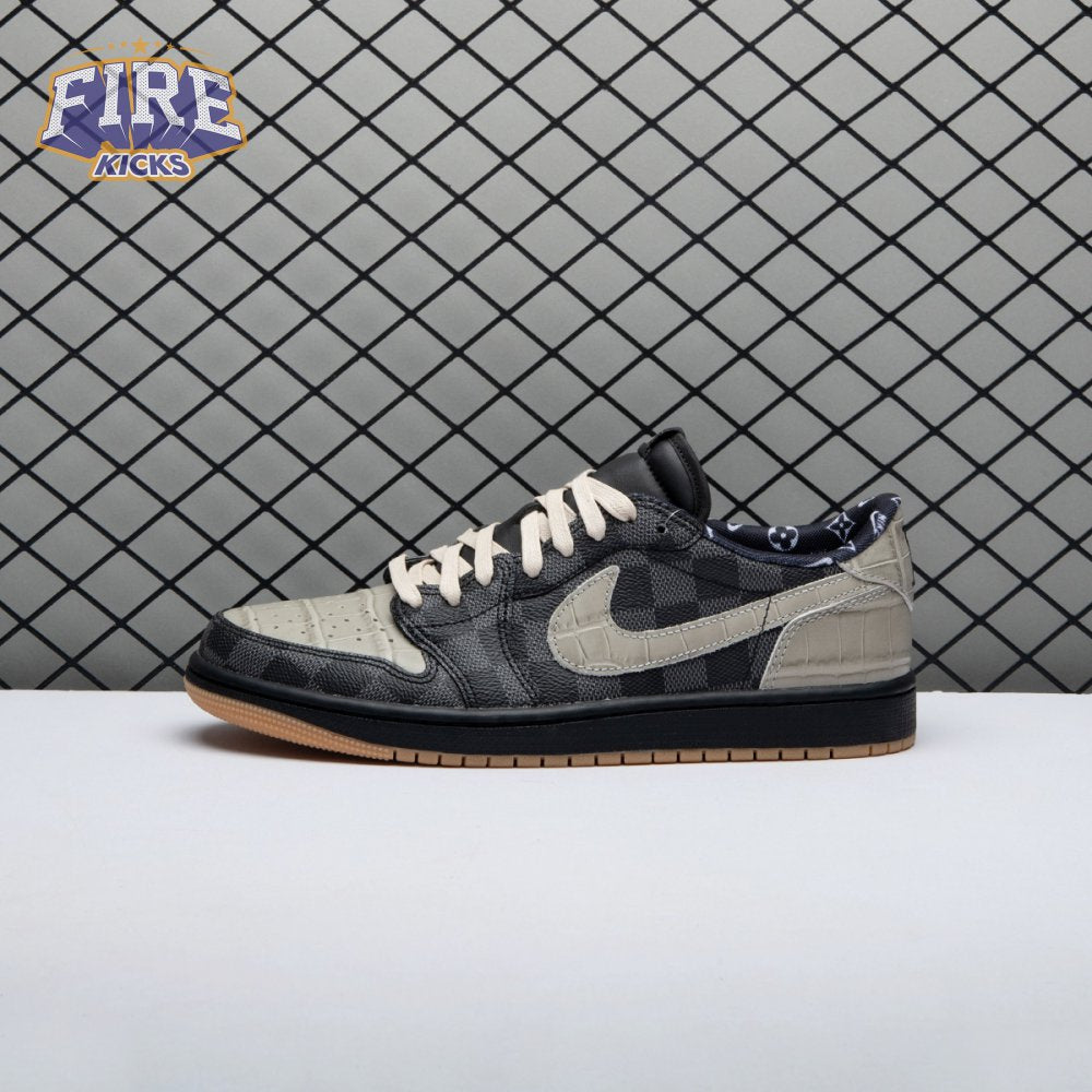 Jordan 1 Low x VL Grey and Black DZ2505-001 Men's