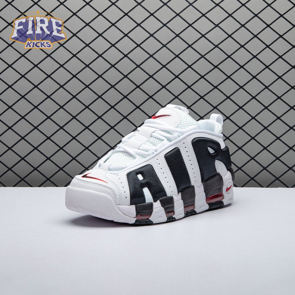 Nike Air More Uptempo Low White Black FZ3055-105 Unnisex
