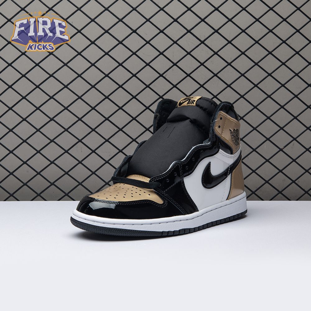 Jordan 1 Retro High NRG Patent Gold Toe Men's