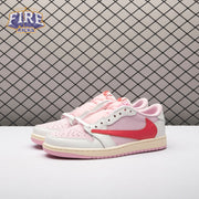 Travis Scott x Air Jordan 1 Low OG Tropical Pink IQ7604-101 Unisex