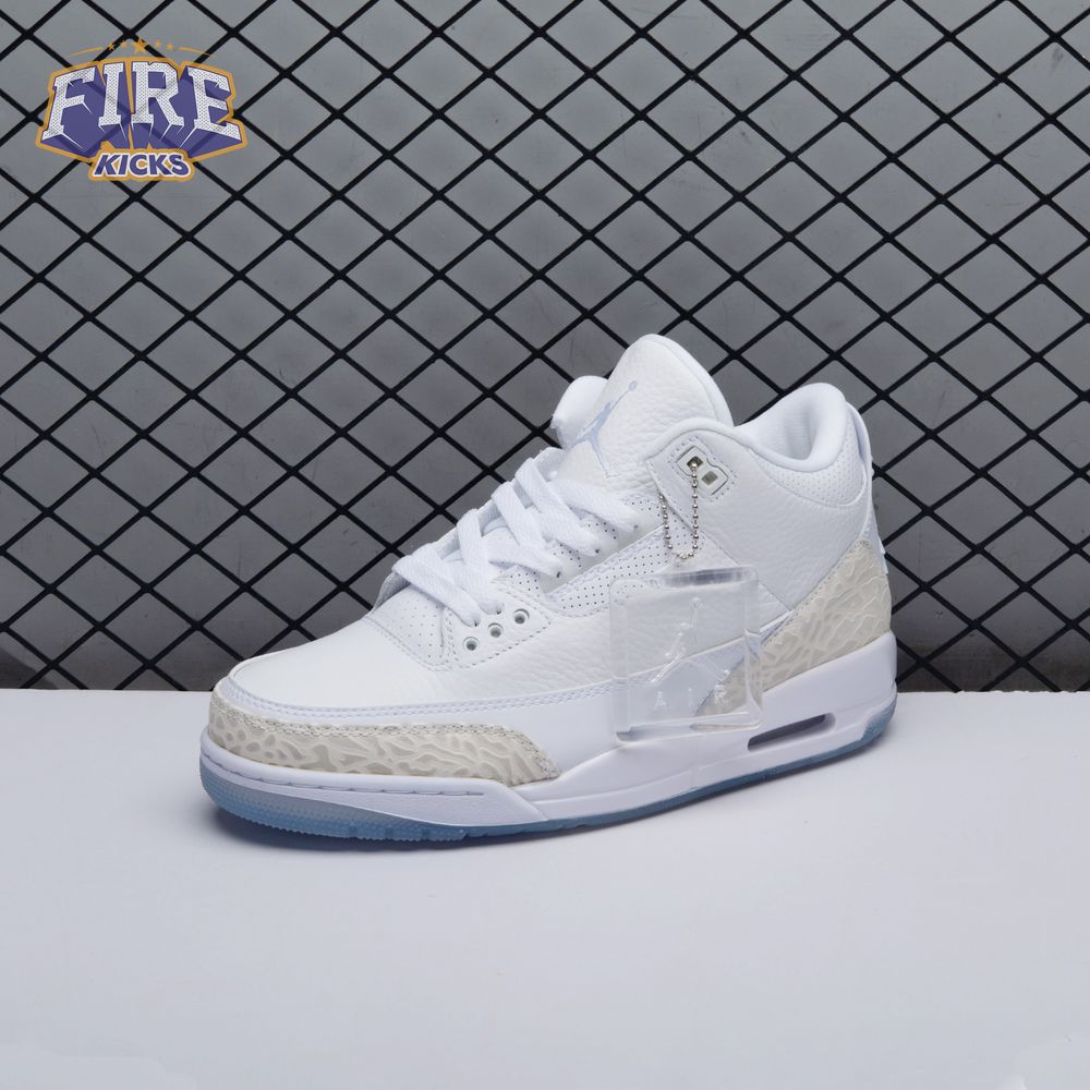 Jordan 3 Retro Pure White 136064-111 Unisex