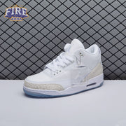 Jordan 3 Retro Pure White 136064-111 Unisex