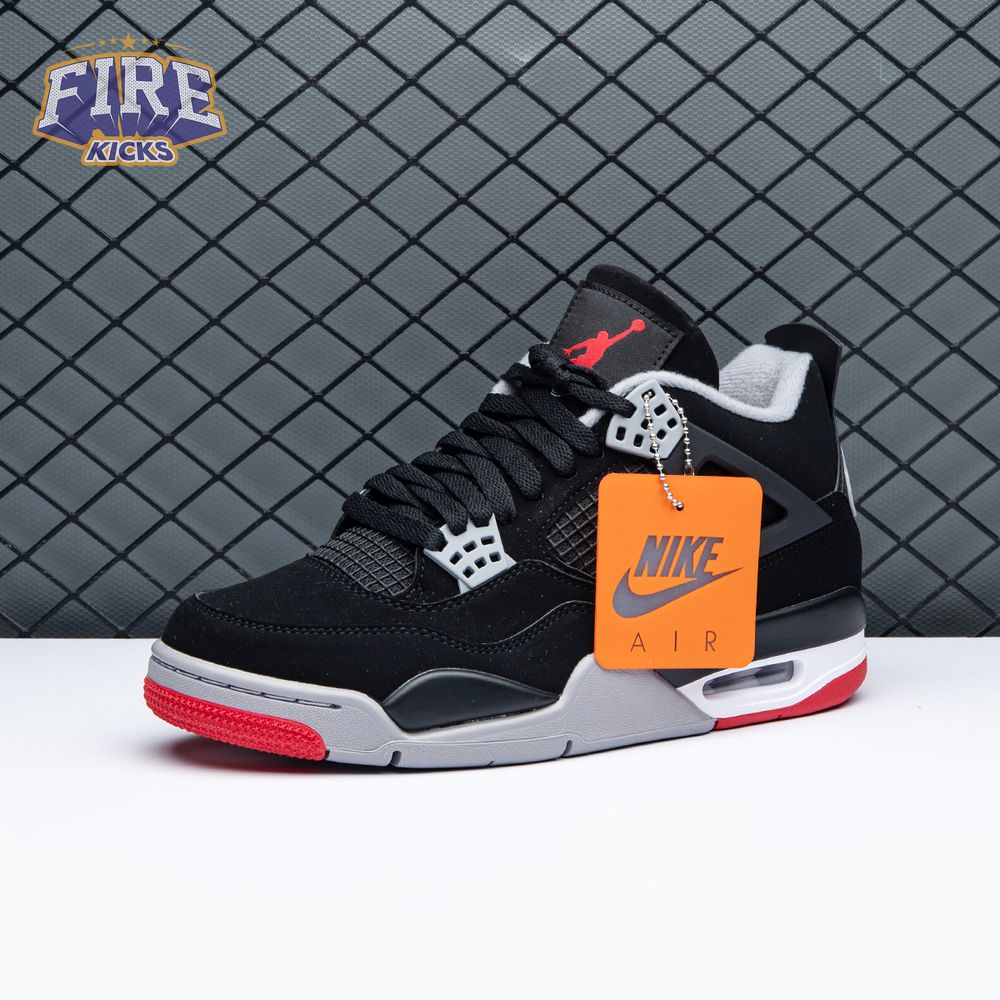 Air Jordan 4 Retro OG Bred 2019 Unisex