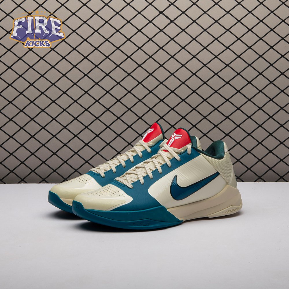 Nike Kobe 5 Protro Clark Coconut Milk Spruce IZ1852-100 Men's