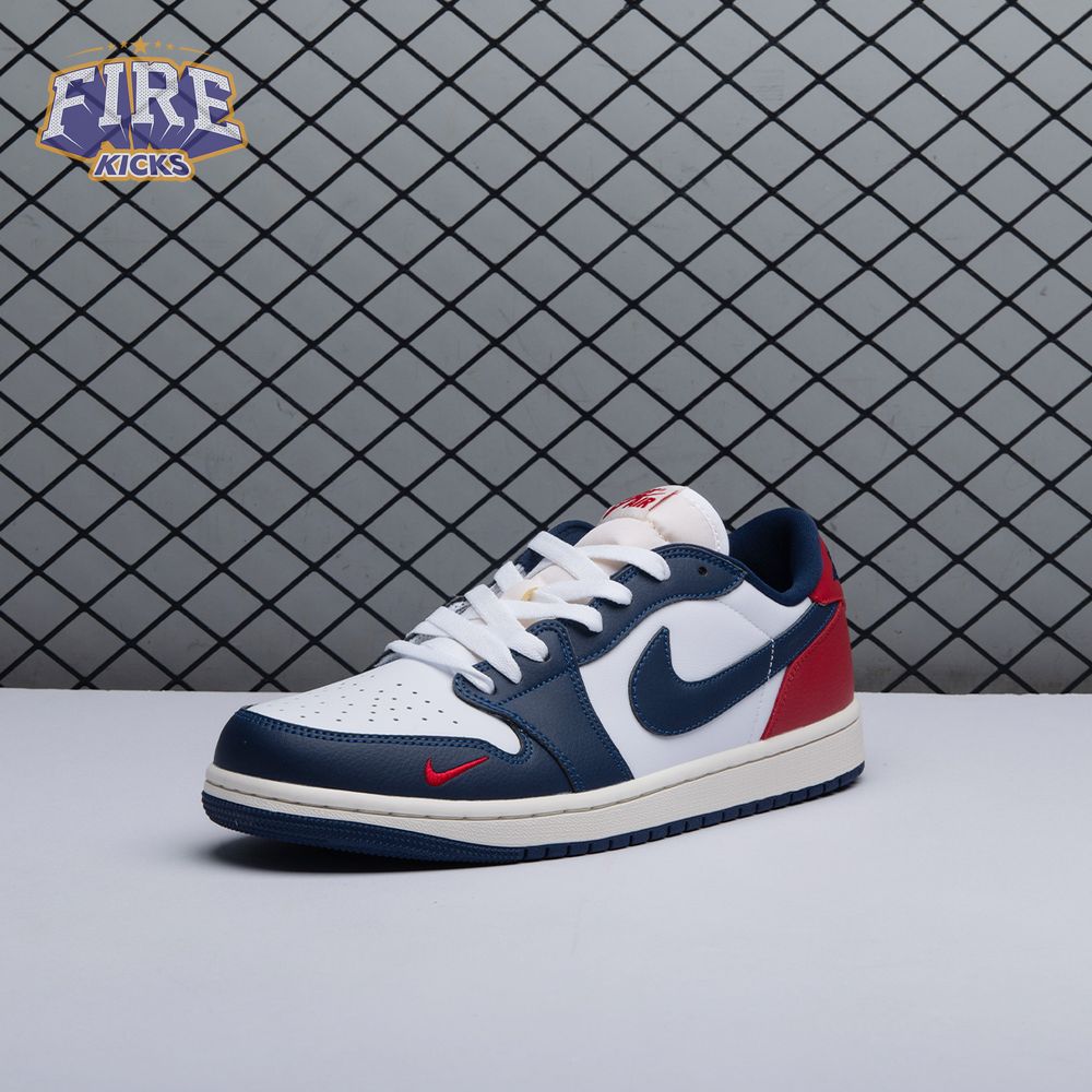Air Jordan 1 Low OG 'Gym Red & Midnight Navy' HQ2993-100 Unisex