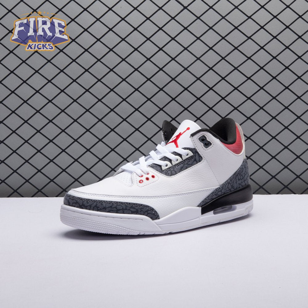 Air Jordan 3 Retro Denim SE 'Fire Red' Men's