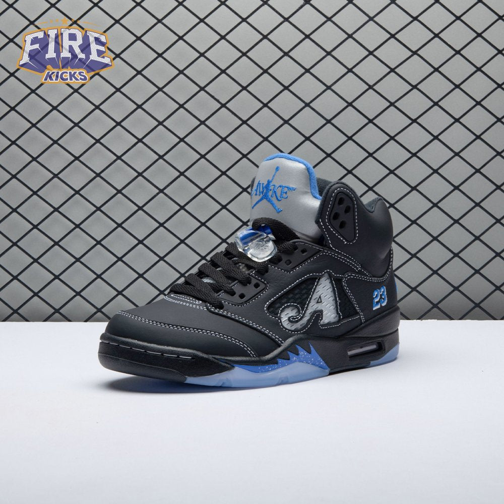 Awake NY x Air Jordan 5 "Black/Racer Blue" DV4982-004 Unisex