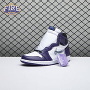 Jordan 1 Retro High Court Purple White Men's