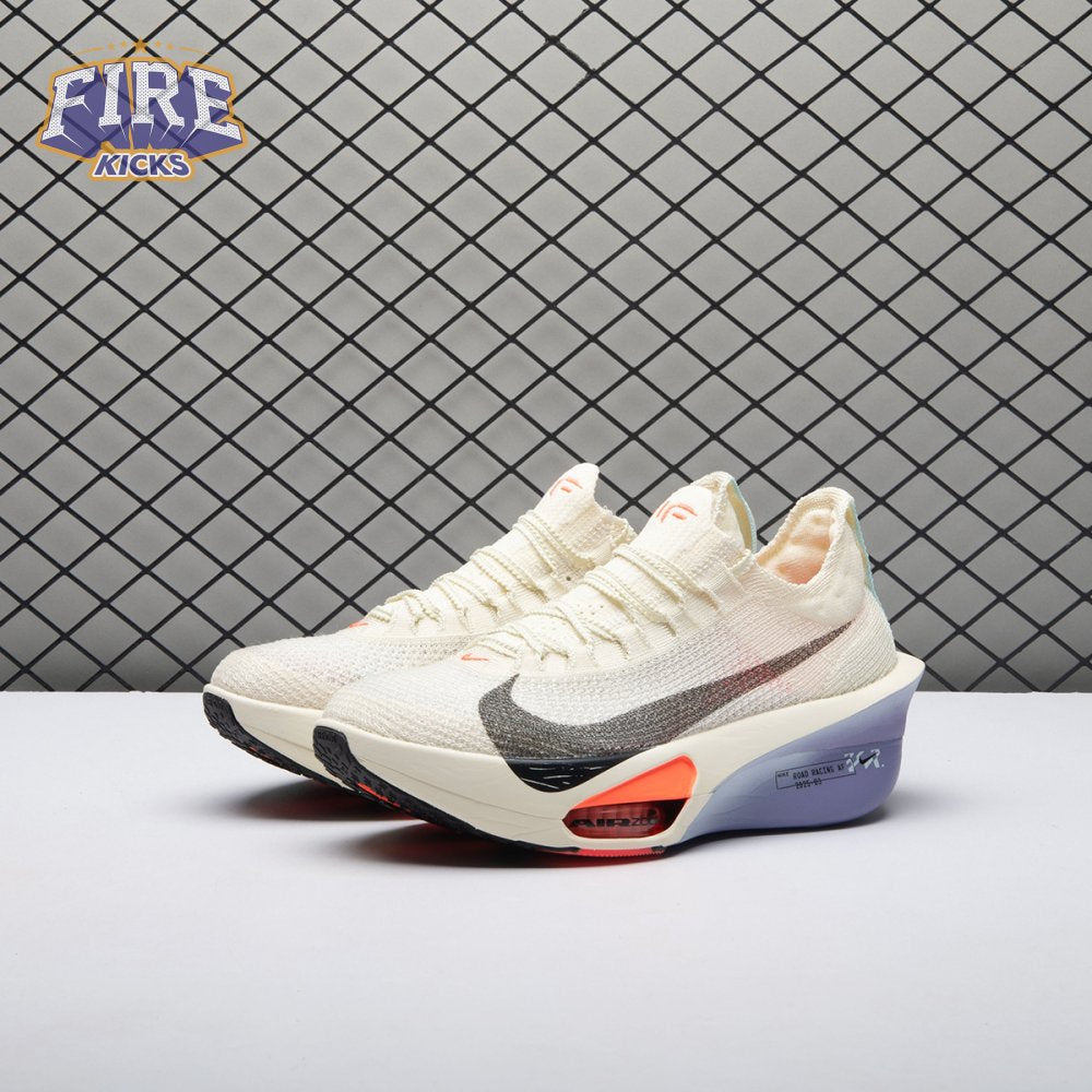 Nike Air Zoom Alphafly Next% 3 Coconut Milk Dusty Amethyst Glacier Blue Off Noir FD8315-101 Unisex
