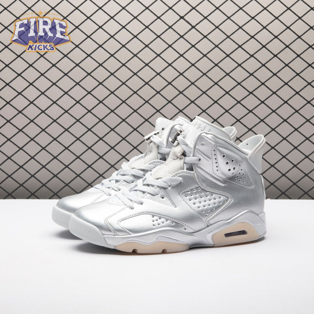 Jordan 6 Retro PSG Paris Saint-Germain Silver IQ5135-001 Men's