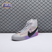 Nike Blazer Mid Off-White Wolf Grey Serena Queen AA3832-002 Unisex