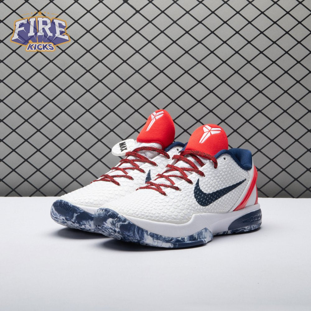 Nike Kobe 6 White Red CW2190-101 Men's