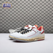 OFF-WHITE x Jordan 2 Retro Low SP White Red Unisex
