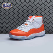 Air Jordan 11 Retro High 72-10 White Orange Men's