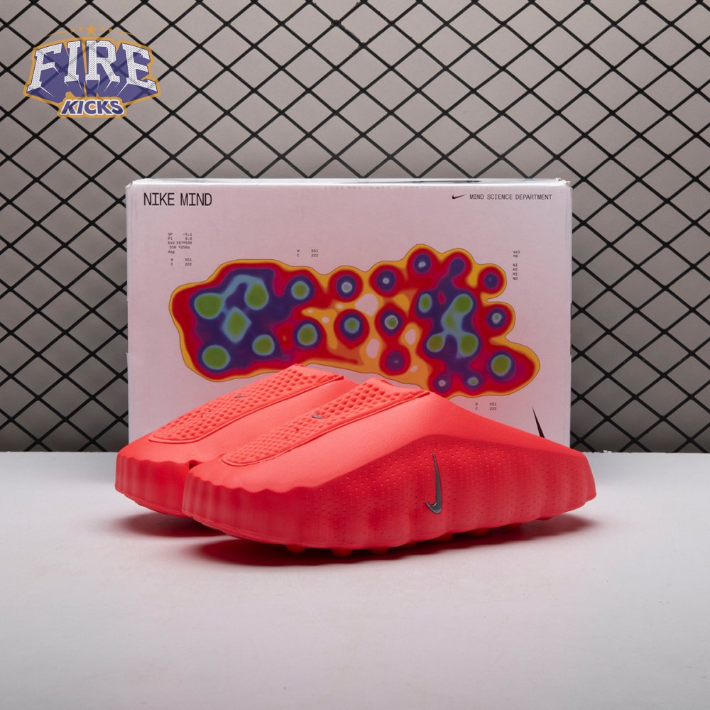 Nike Mind 001 Slide Solar Red HQ4307-600 Unisex（Size Up Recommended）