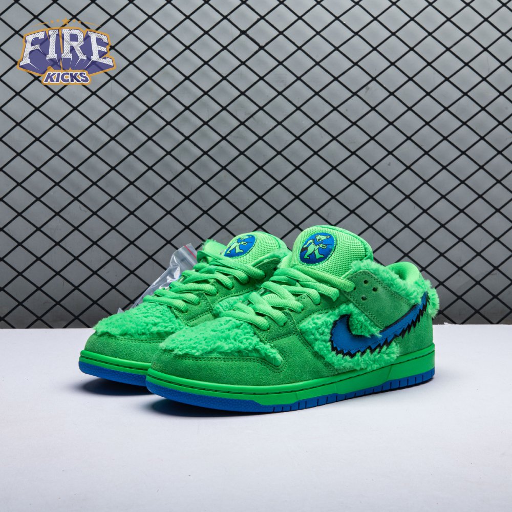 Nike SB Dunk Low Grateful Dead Bears Green CJ5378-300 Unisex