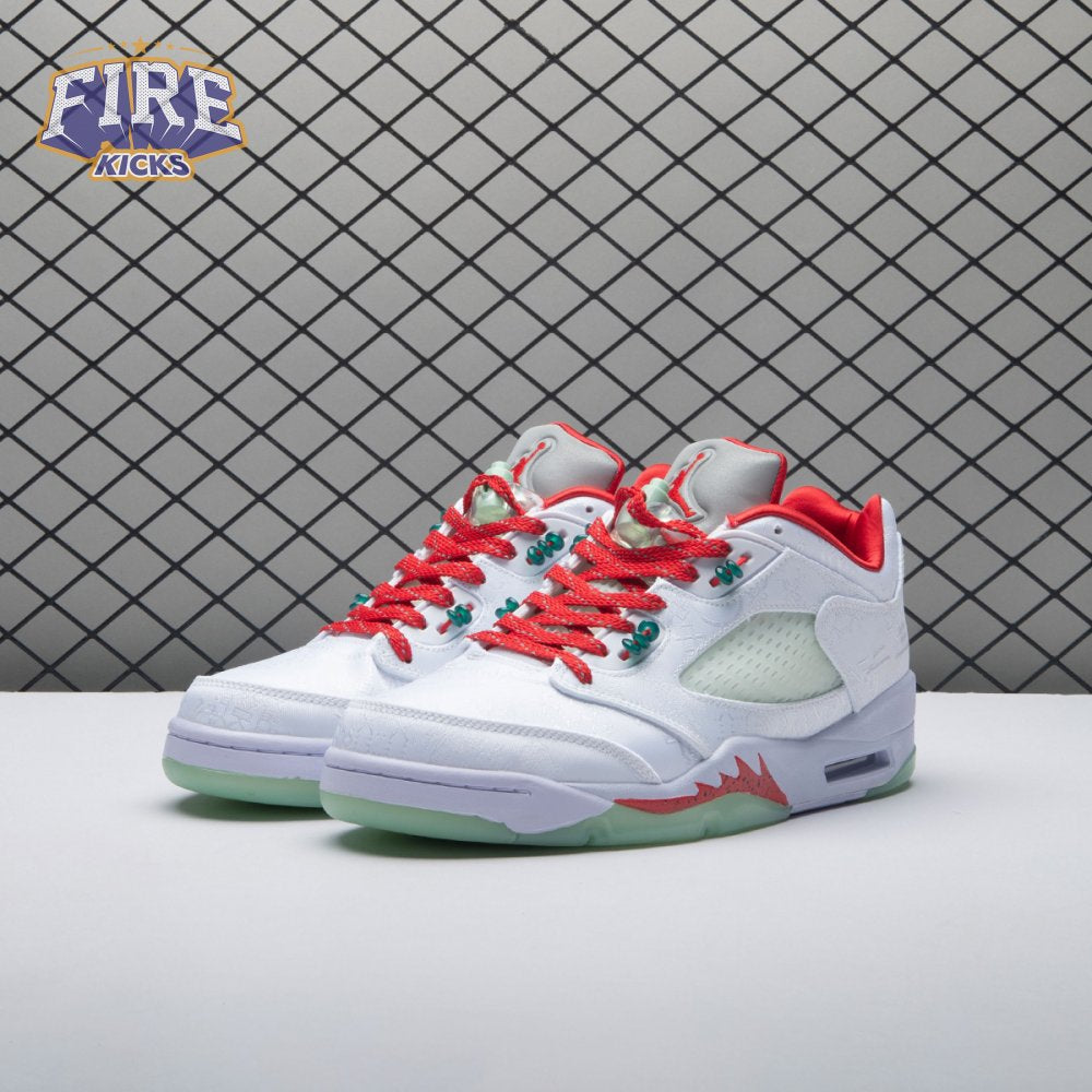 Jordan 5 Retro Low CLOT White Silk 20th Anniversary 1551183 Unisex