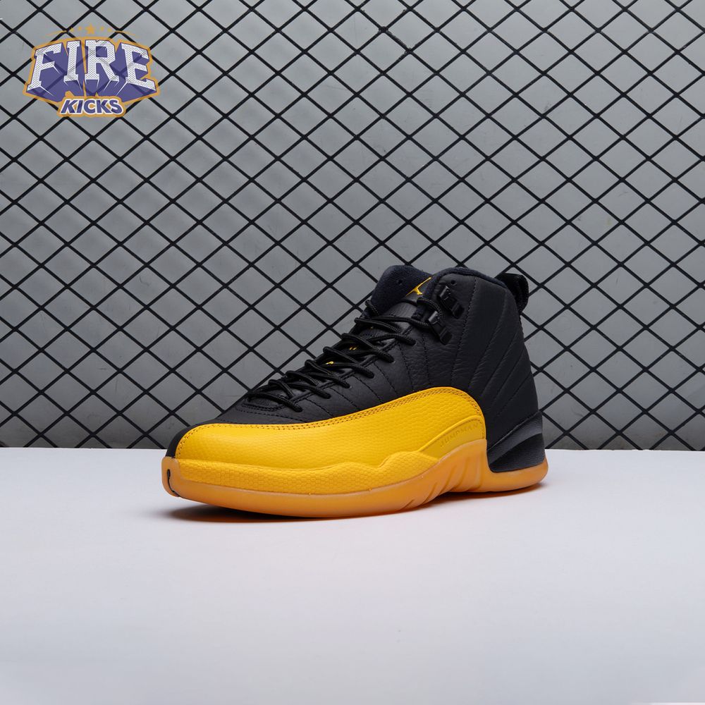 Jordan 12 Retro Black University Gold 130690-070 Men's