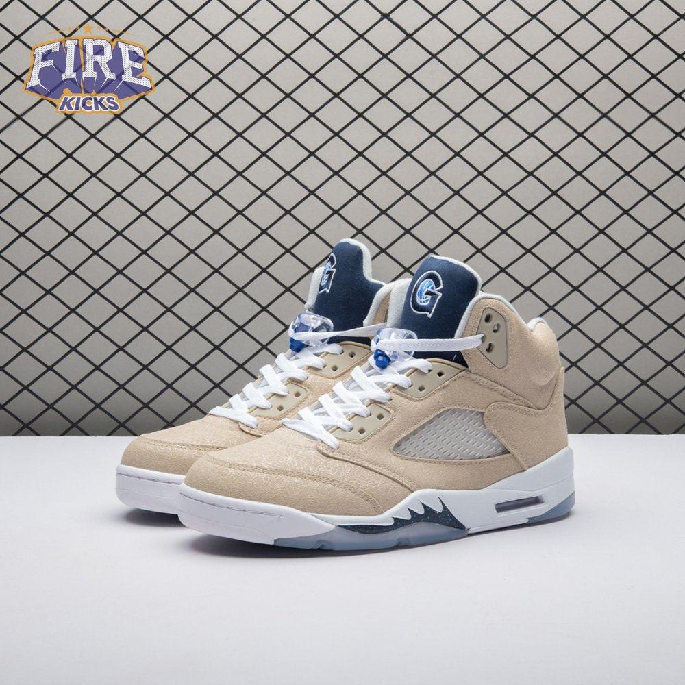 Air Jordan 5 Georgetown Hoyas PE HQ7978-005 Men's