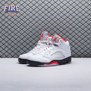 Jordan 5 Retro Fire Red Silver Tongue (2020) DA1911-102 Men's
