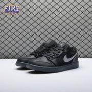 Jordan 1 Low Black White Dark Smoke Grey HV5968-001 Unisex
