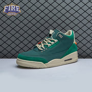 Air Jordan 3 Retro Bicoastal Black Malachite Fossil FZ7974-300 Unisex