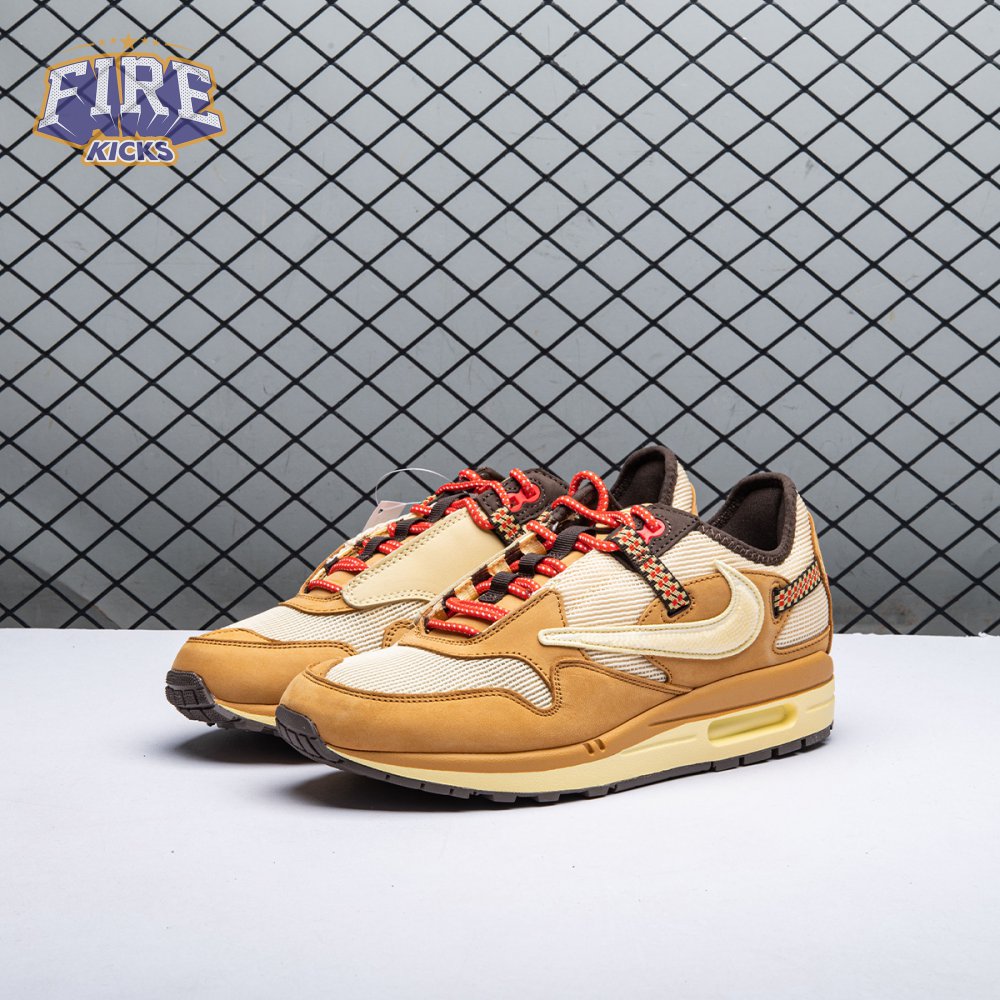 Nike Air Max 1 Travis Scott Cactus Jack Wheat Lemon Drop DO9392-701 Unisex