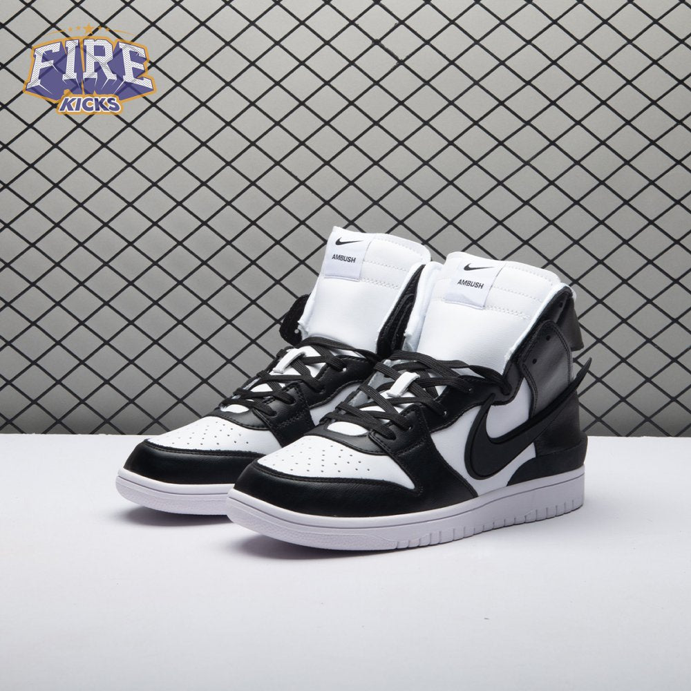 Nike Dunk High AMBUSH Black White Unisex