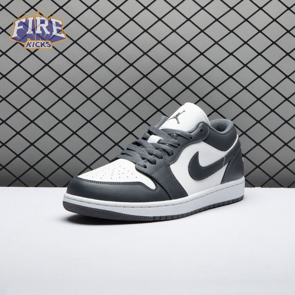 Jordan 1 Low Grey White 553558-044 Unisex