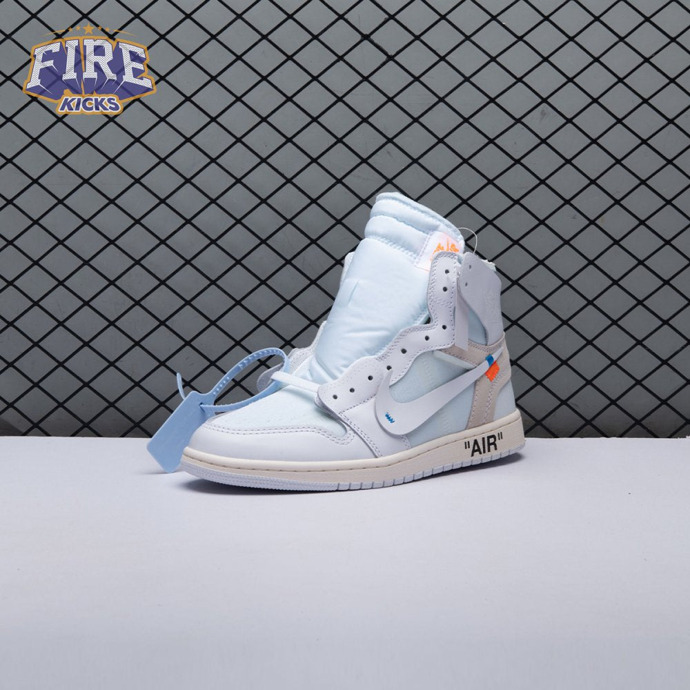Off-White x Air Jordan 1 Retro High OG BG 'White' 2018 Unisex