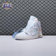 Off-White x Air Jordan 1 Retro High OG BG 'White' 2018 Unisex
