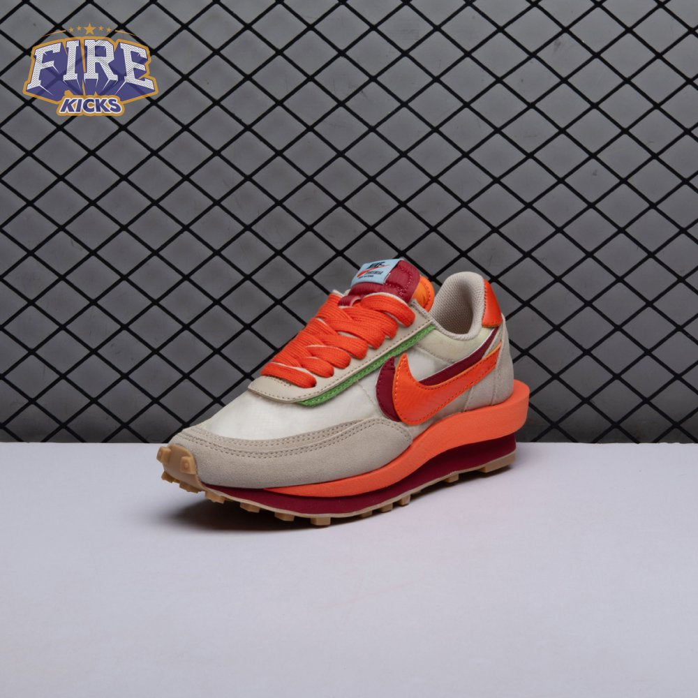 Nike LD Waffle CLOT Kiss of Death Net Orange Blaze DH1347-100 Unisex