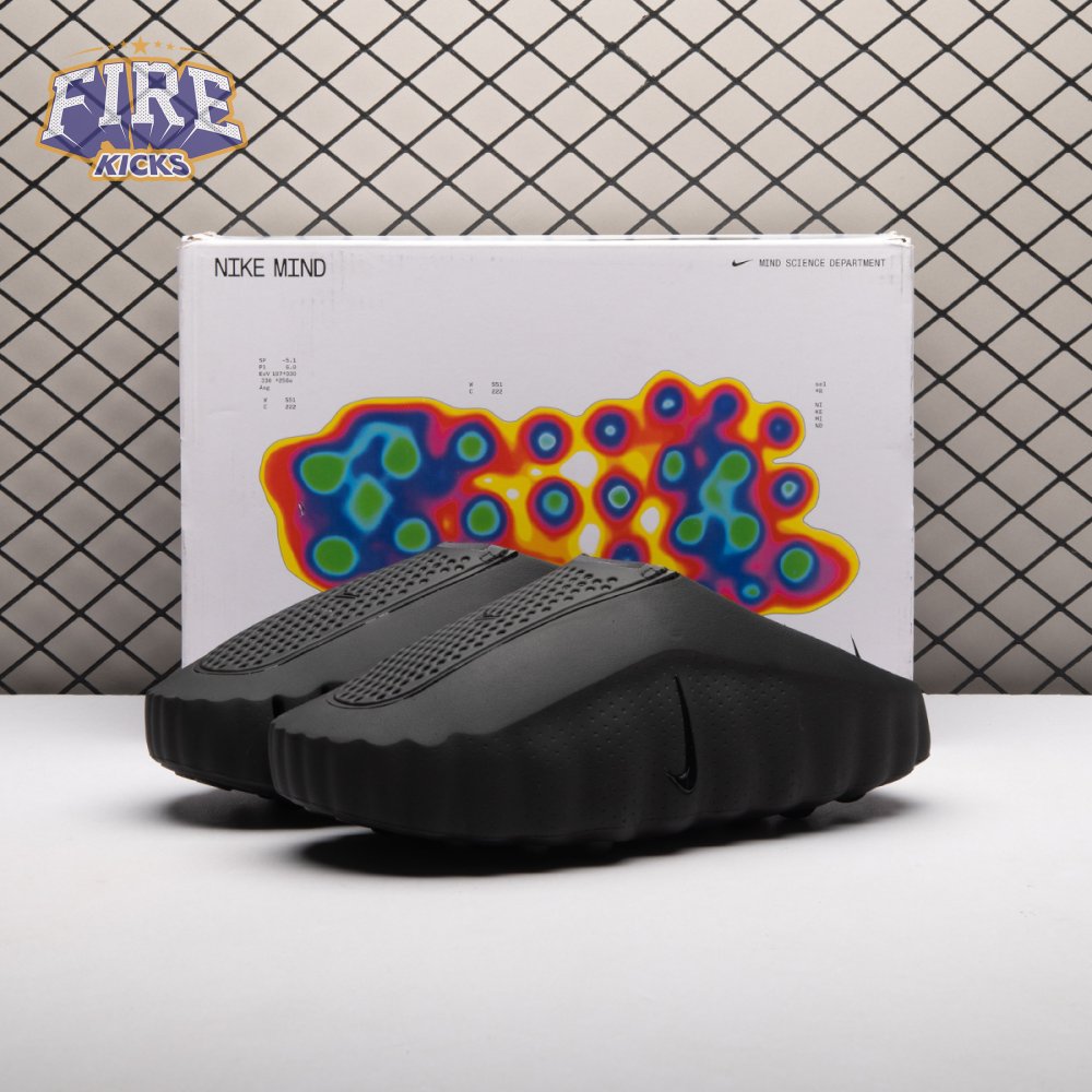 Nike Mind 001 Slide Triple Black HQ4307-005 Unisex（Size Up Recommended）