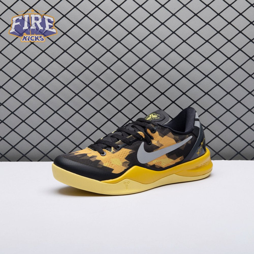 Nike Kobe 8 XDR Black Yellow 555286-077 Men's